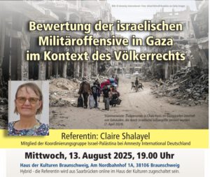 Mehr über den Artikel erfahren Claire Shalayel Vortrag