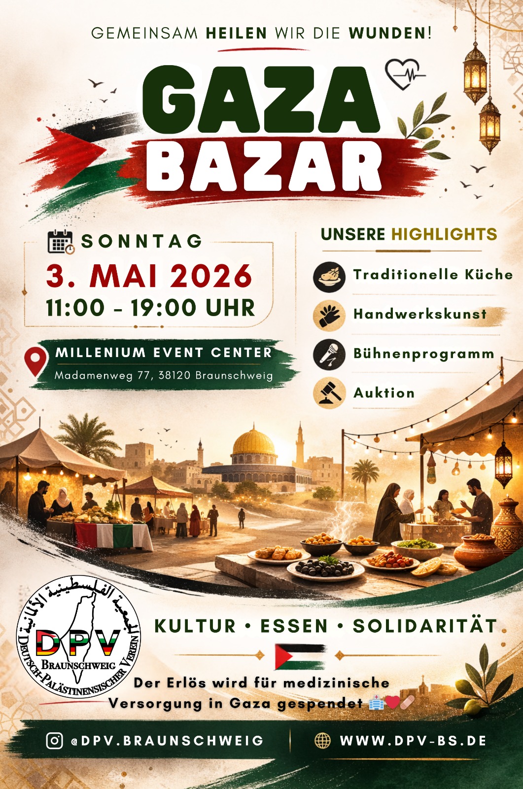 Mehr über den Artikel erfahren Gaza Bazar 3 Mai 2026
